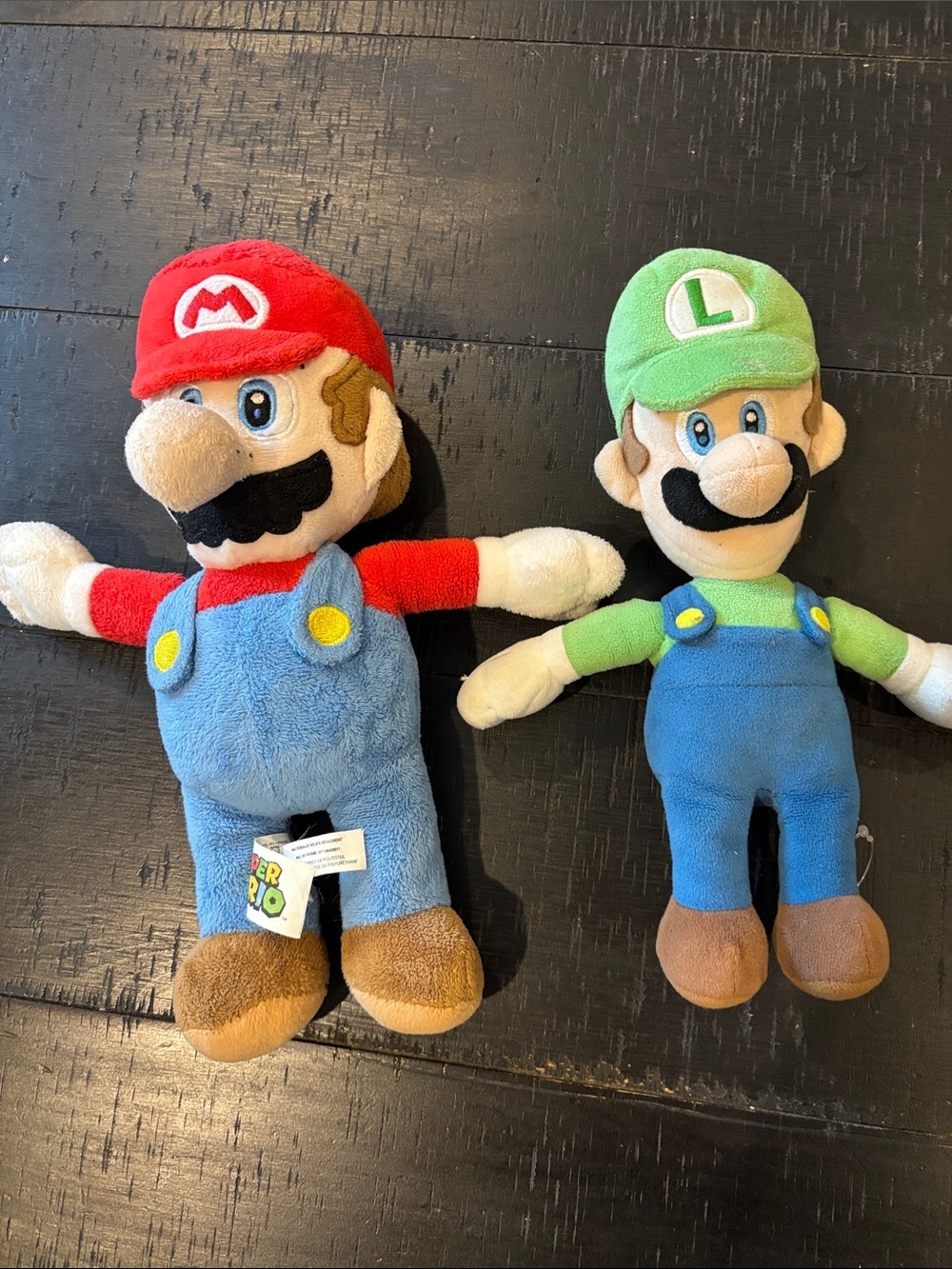 Nintendo Mario & Luigi Plush Duo - Red, Green, Blue 2017 2020